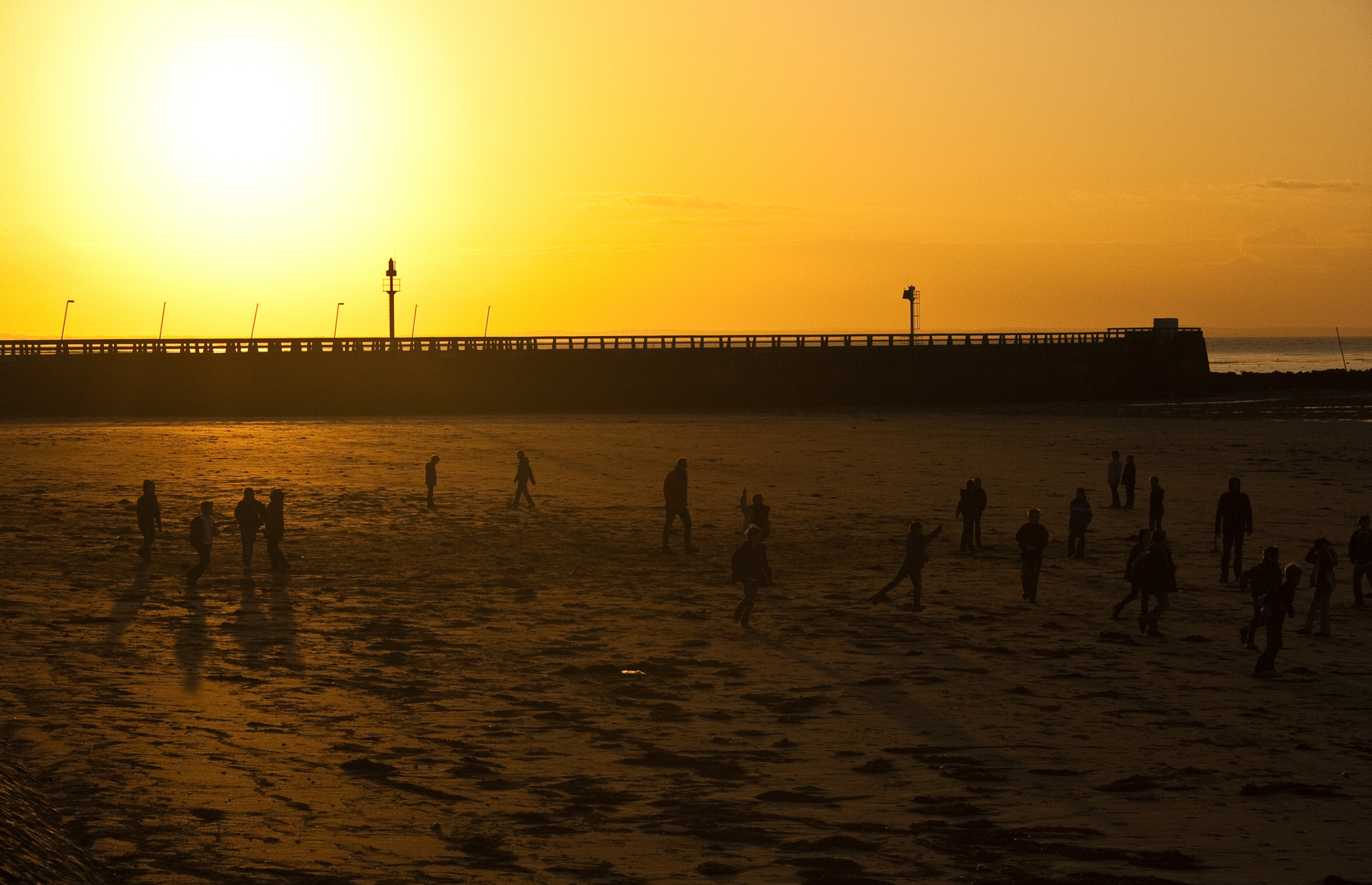 Abends am Meer