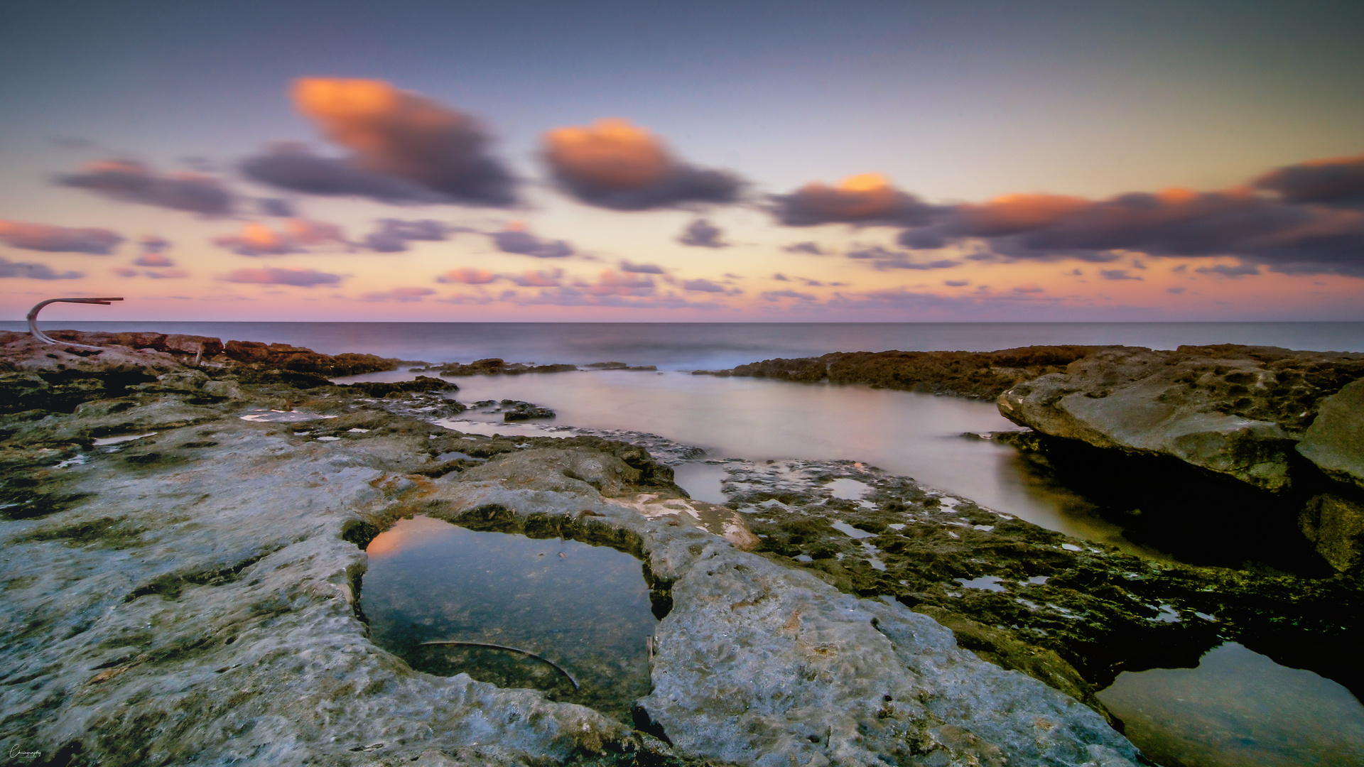 Abends am Meer