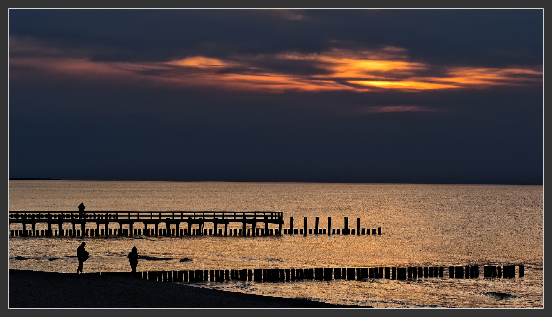 Abends am Meer