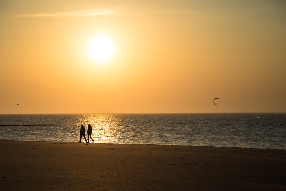 ... Abends am Meer