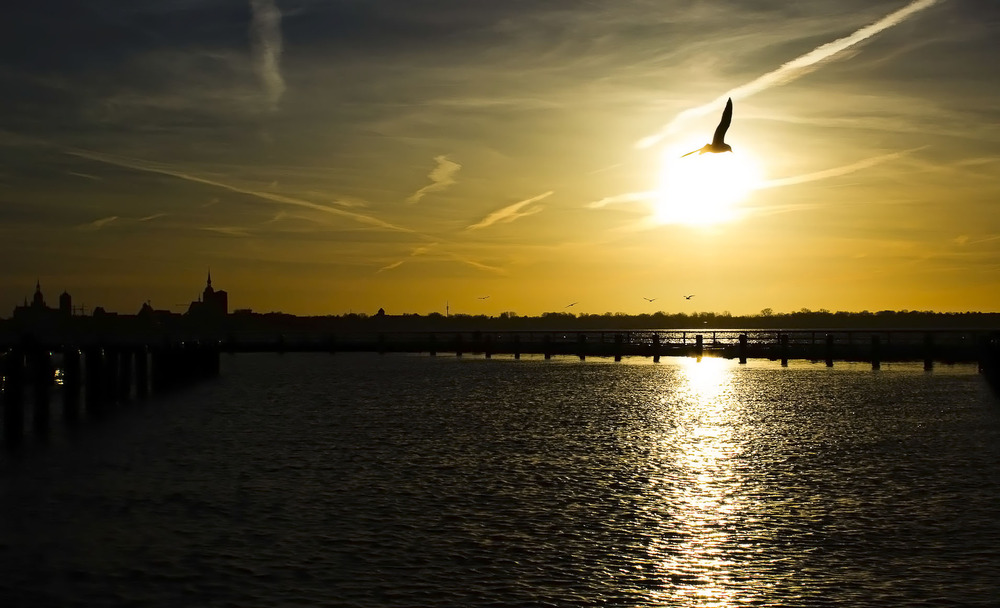 Abends am Meer