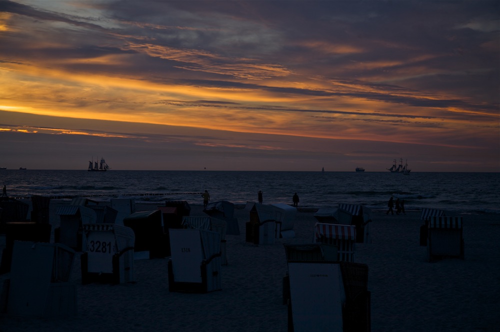 " Abends am Meer "