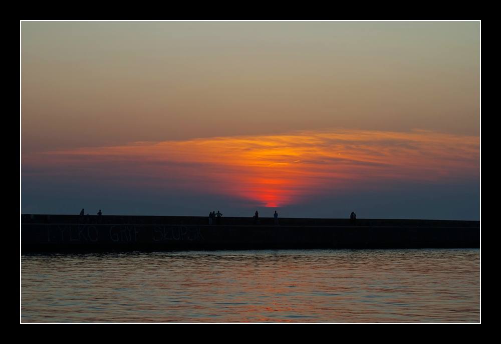 Abends am Meer