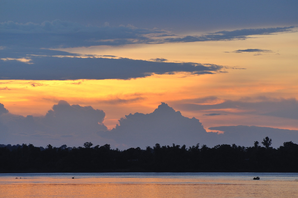 Abends am Mekong