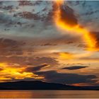 Abends am Mjøsa See