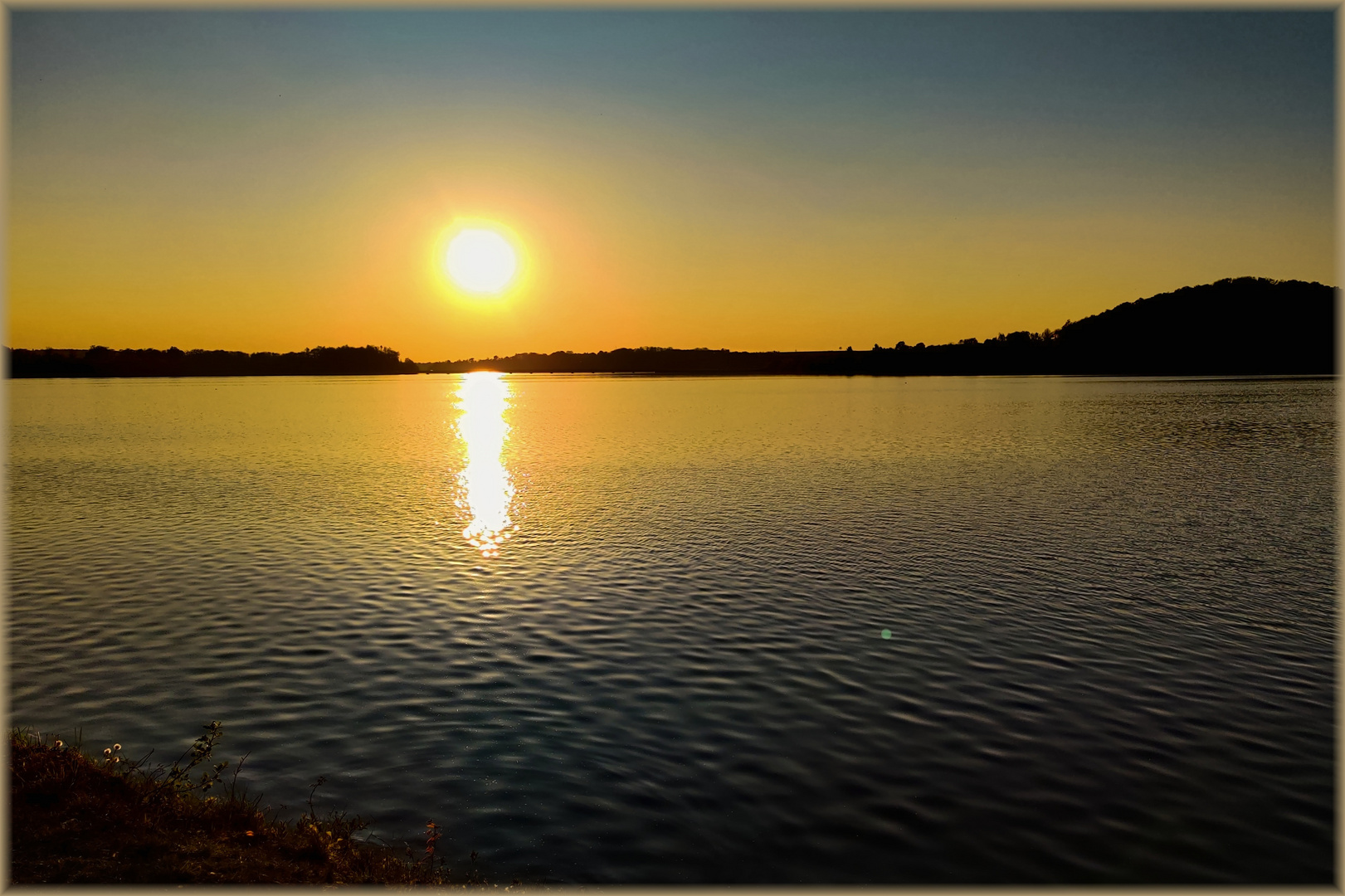 Abends am Möhnesee