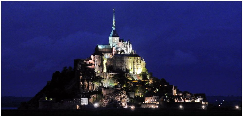 Abends am Mont St.Michel