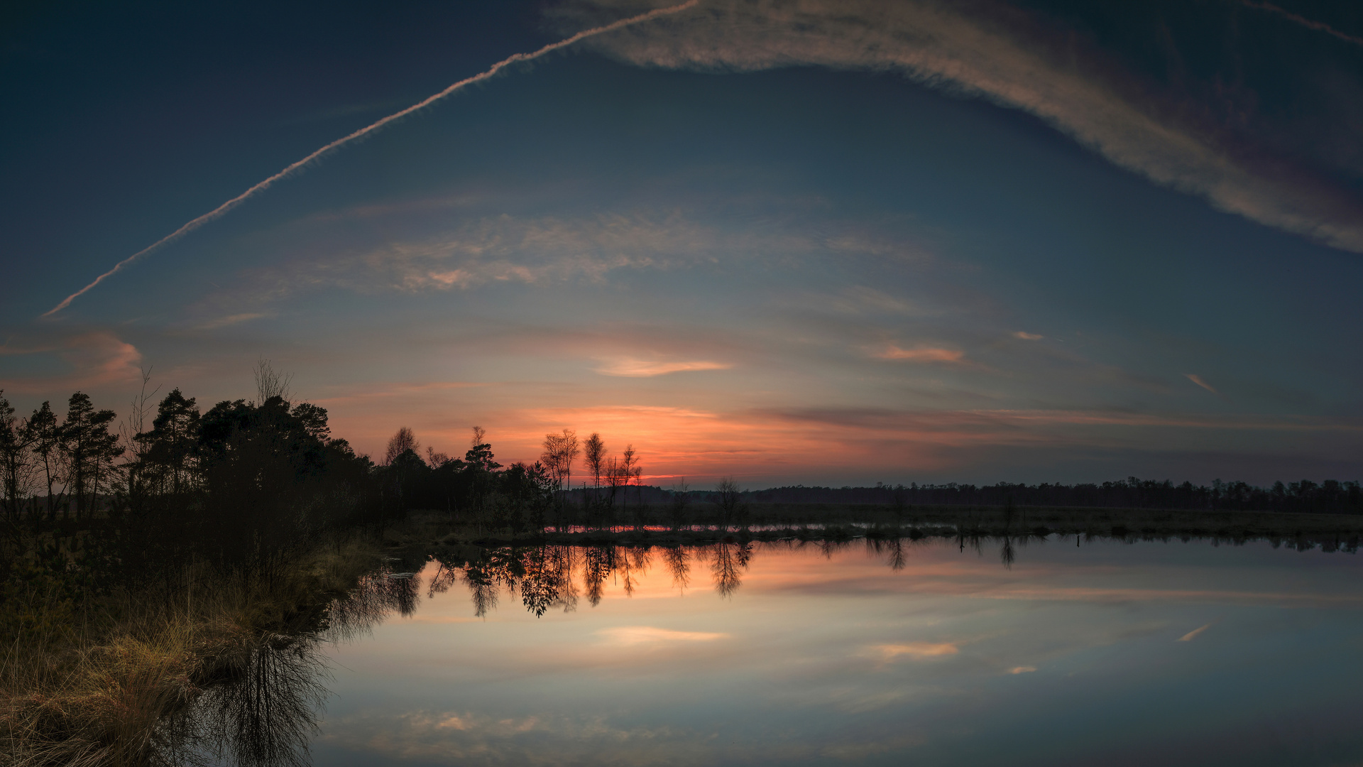 Abends am Moor