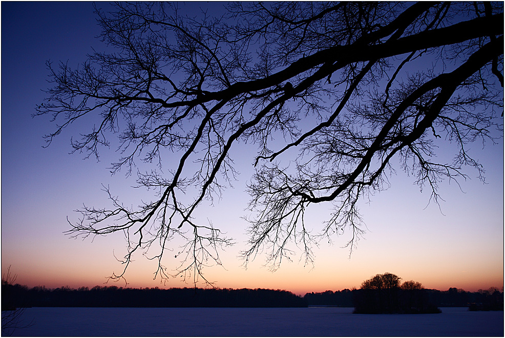 Abends am Moritzburger Teich