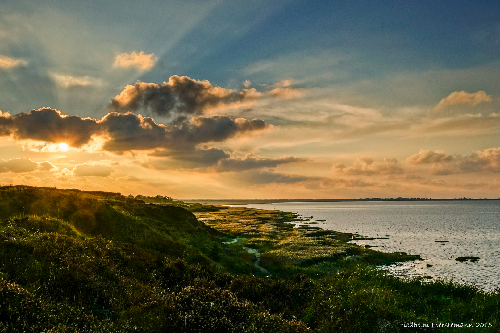 Abends am Morsumer Kliff auf Sylt