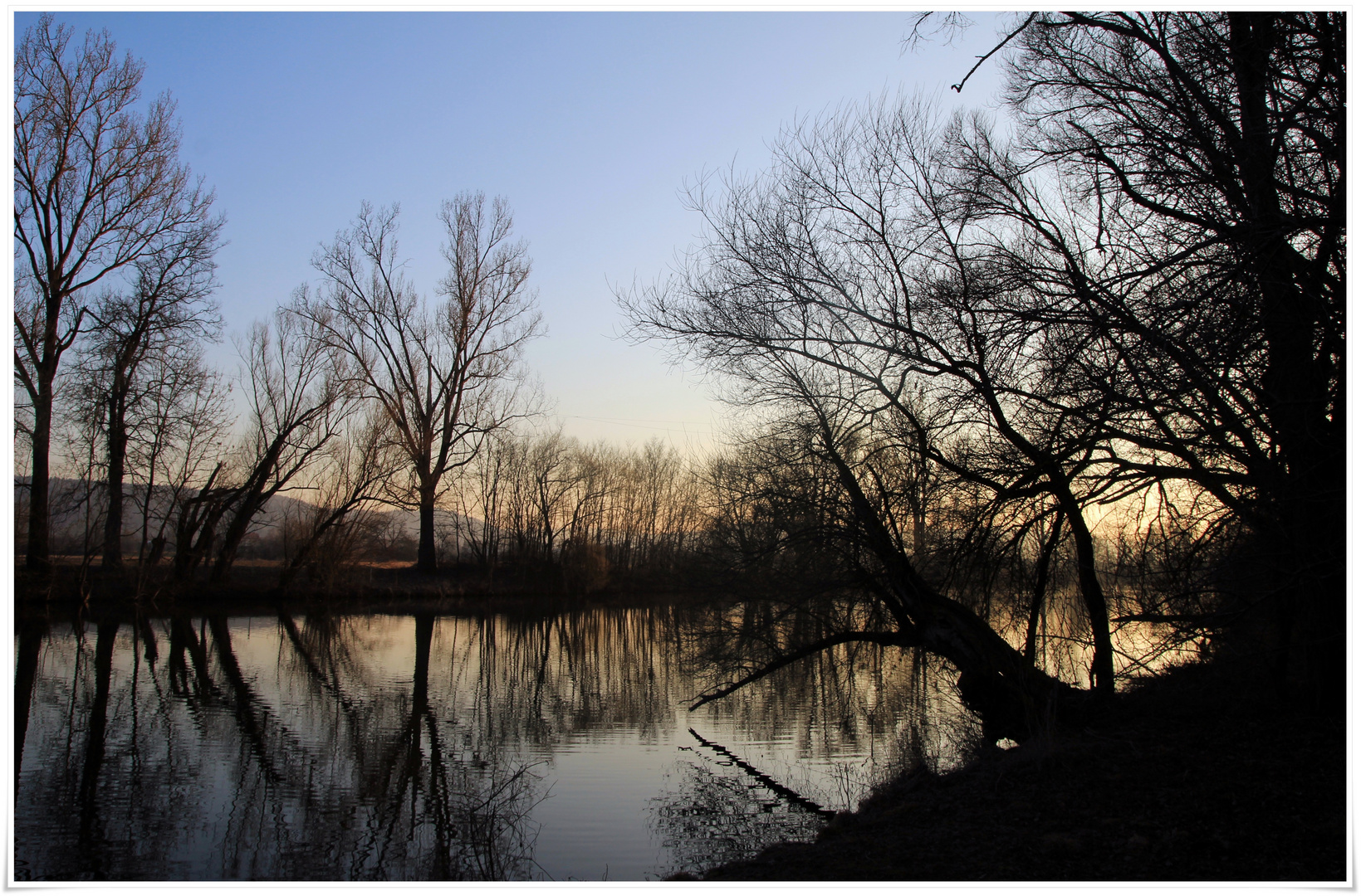 abends am Neckar