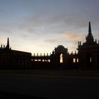 Abends am Neuen Palais in Sanssouci