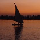 Abends am Nil bei Luxor