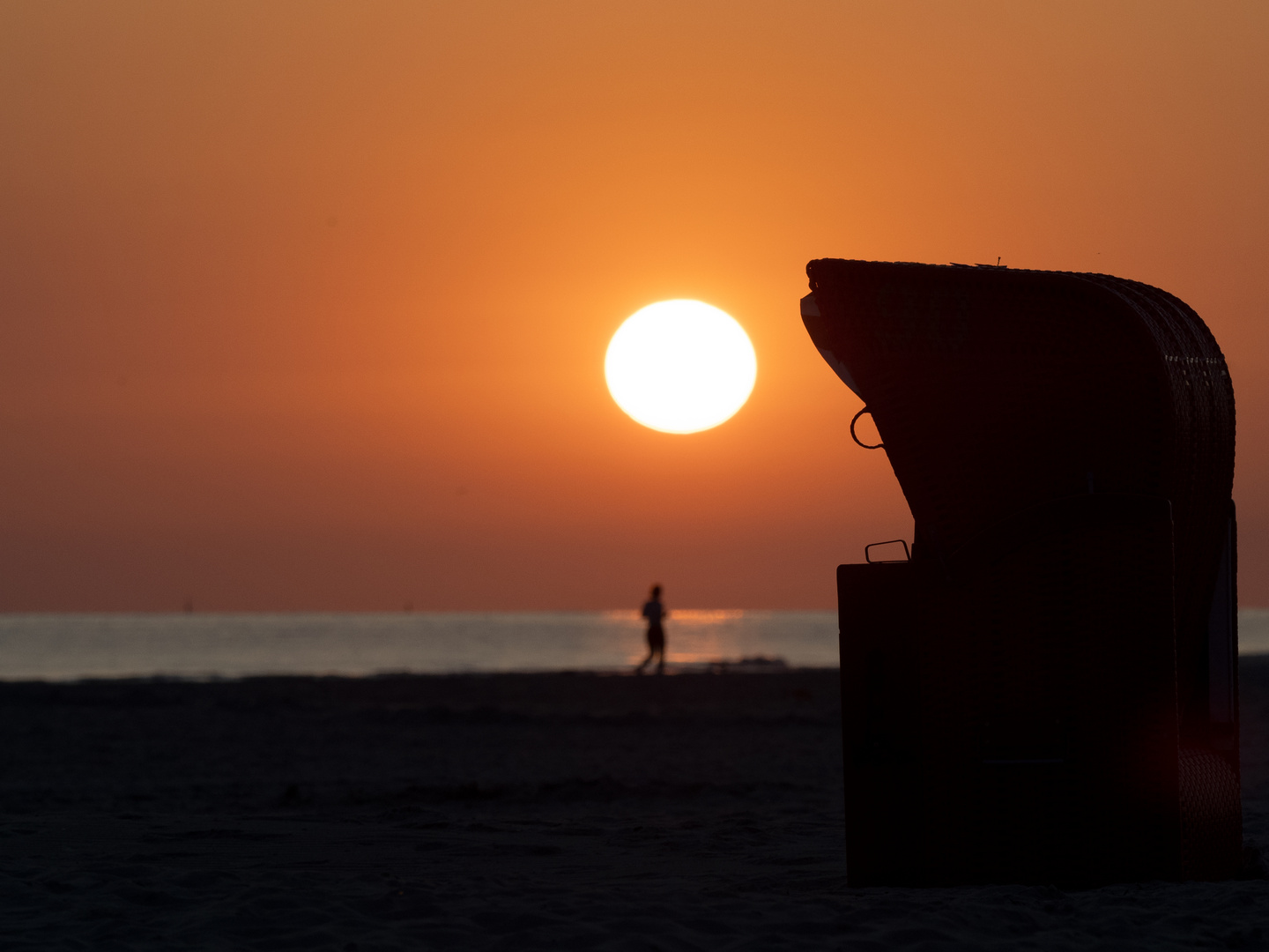 Abends am Nordseestrand