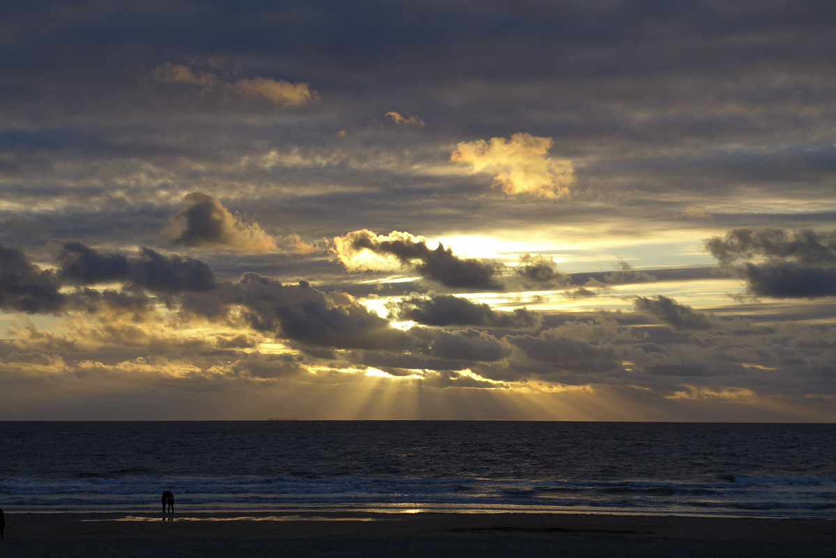 Abends am Nordseestrand