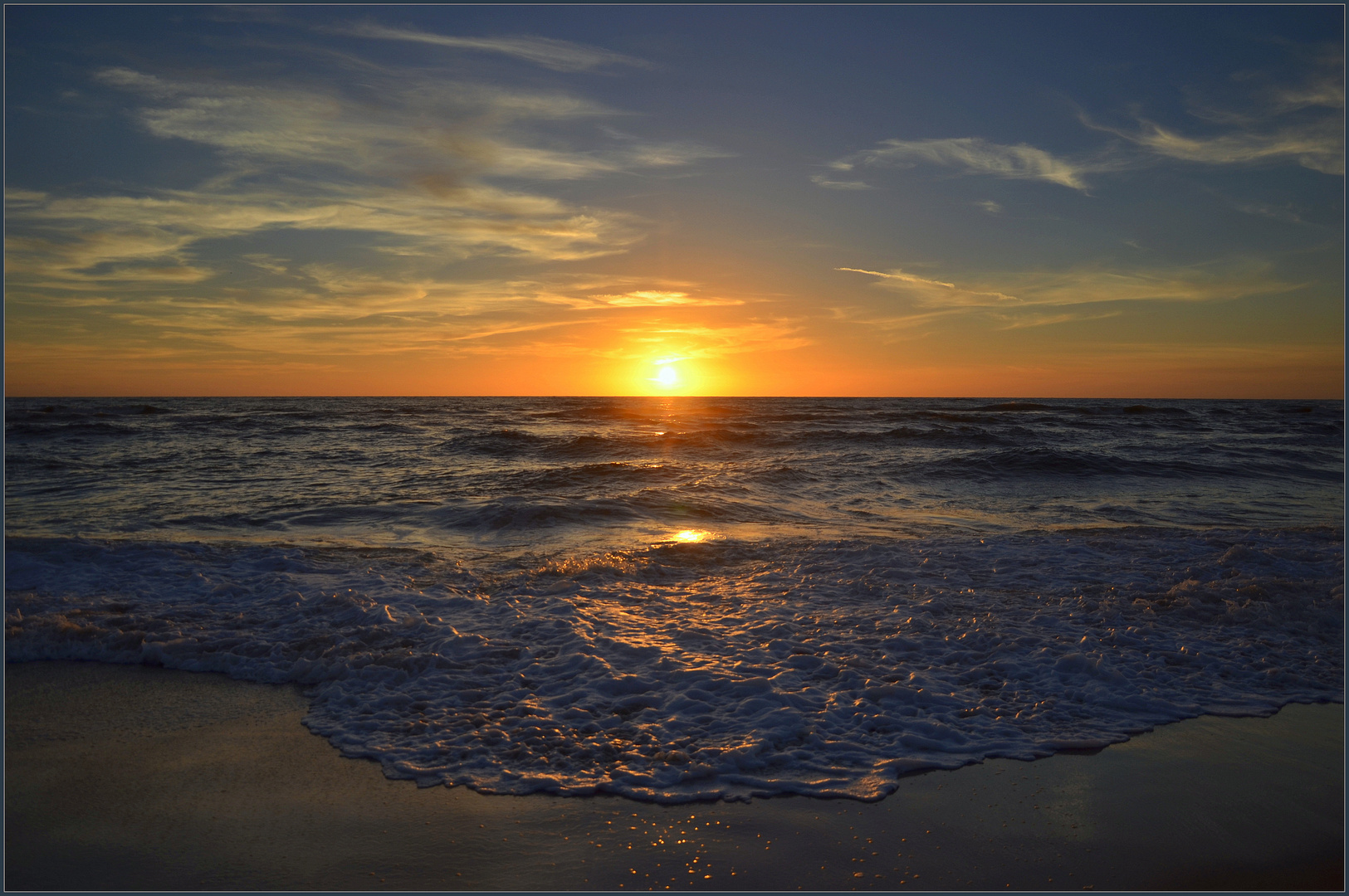 Abends am Nordseestrand