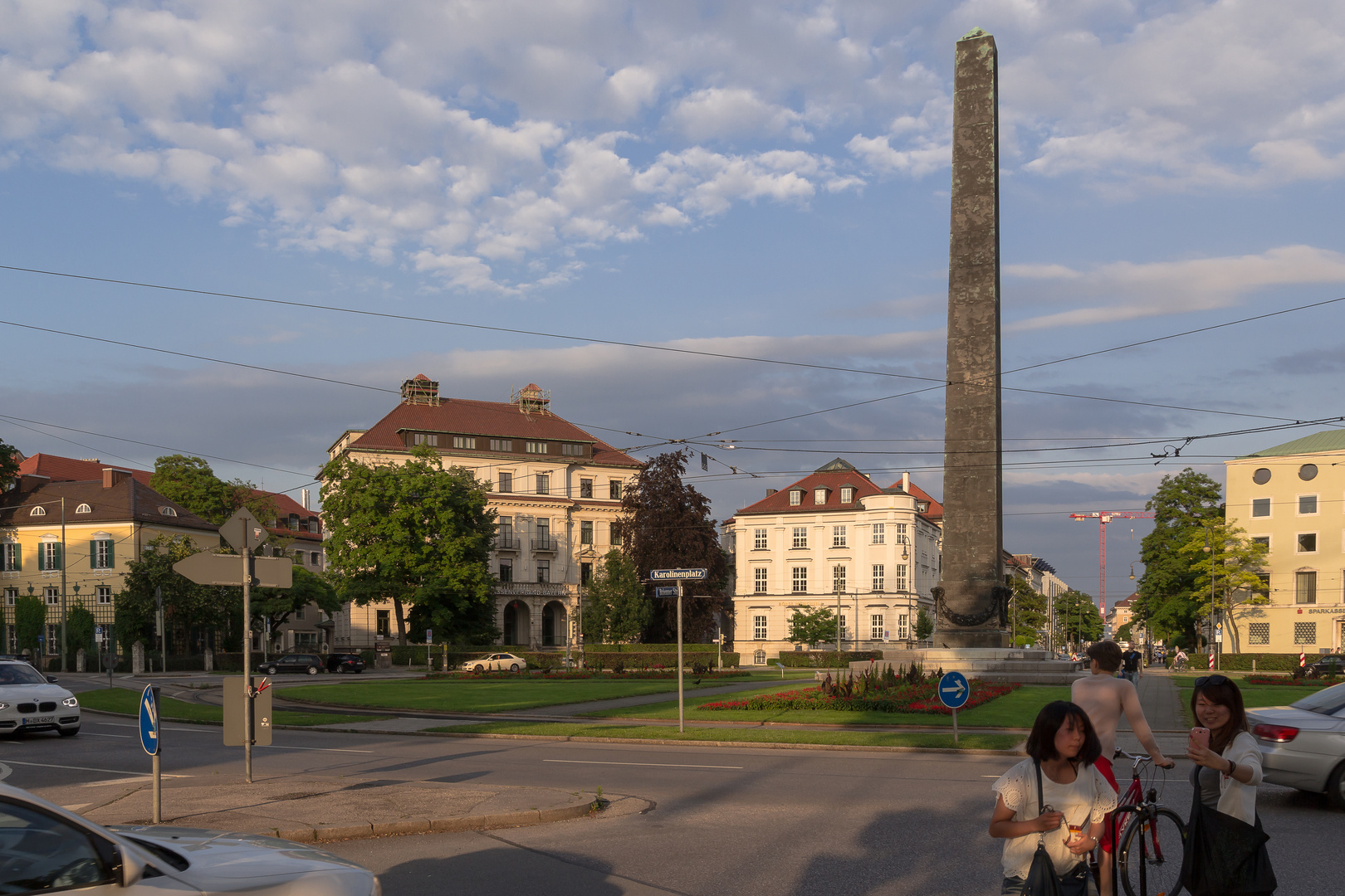 Abends am Obelisk