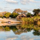 Abends am Okavango