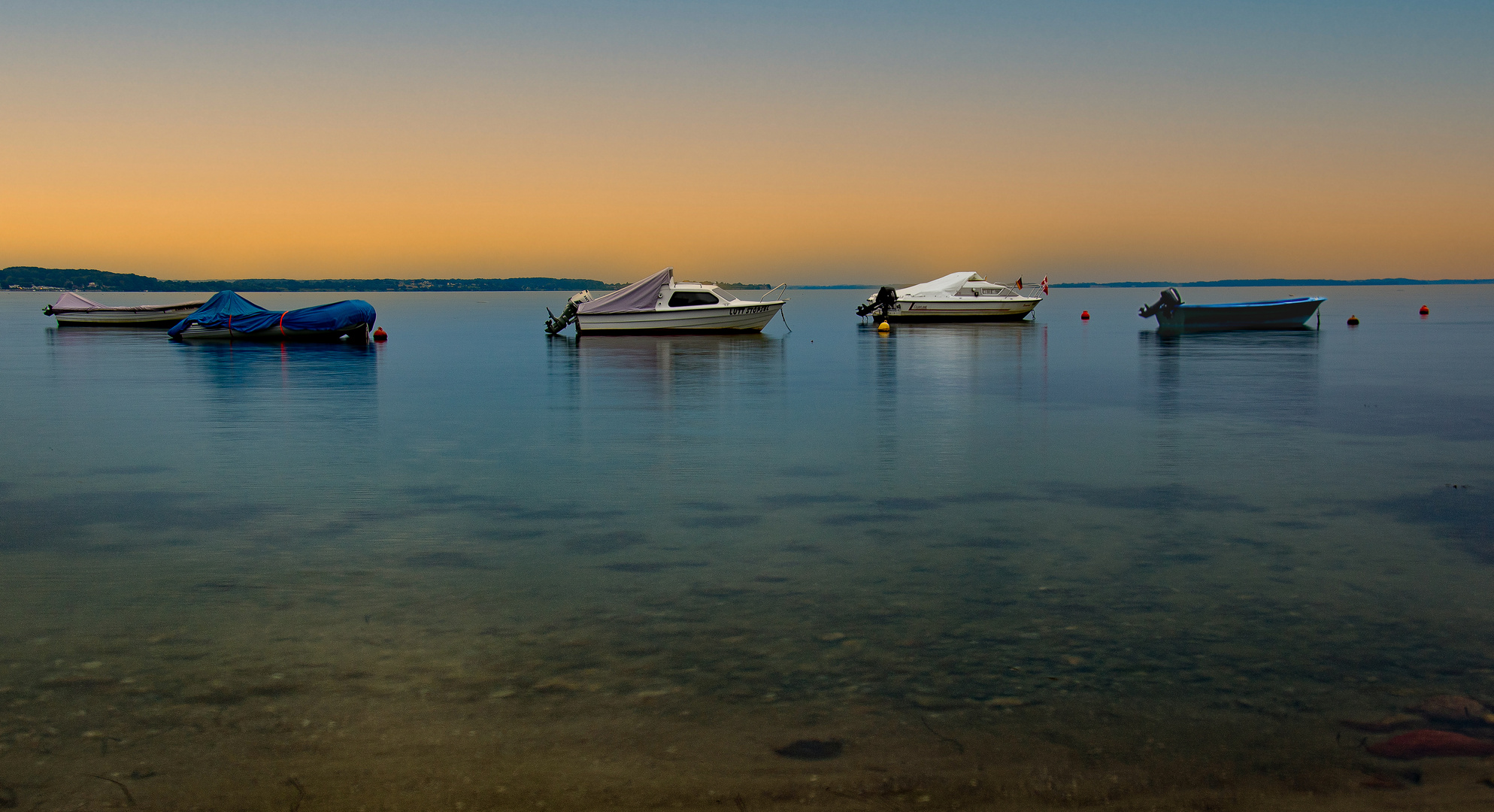 Abends am Ostseestrand