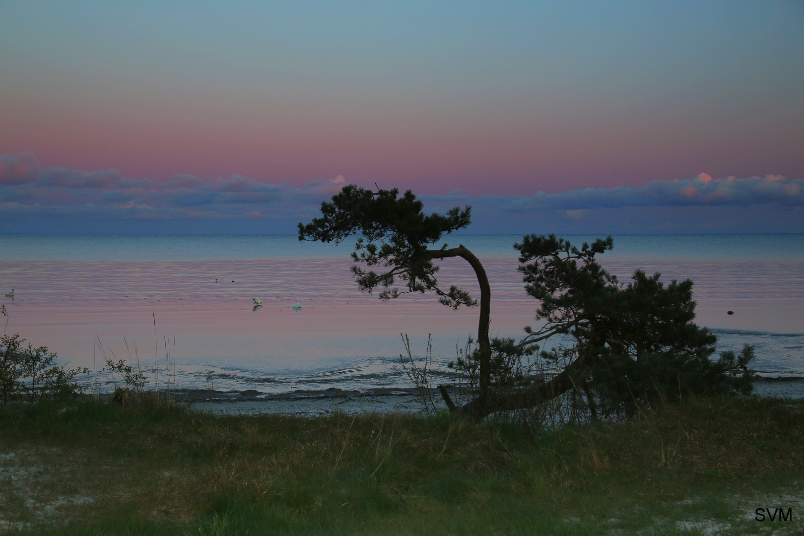 Abends am Ostseestrand