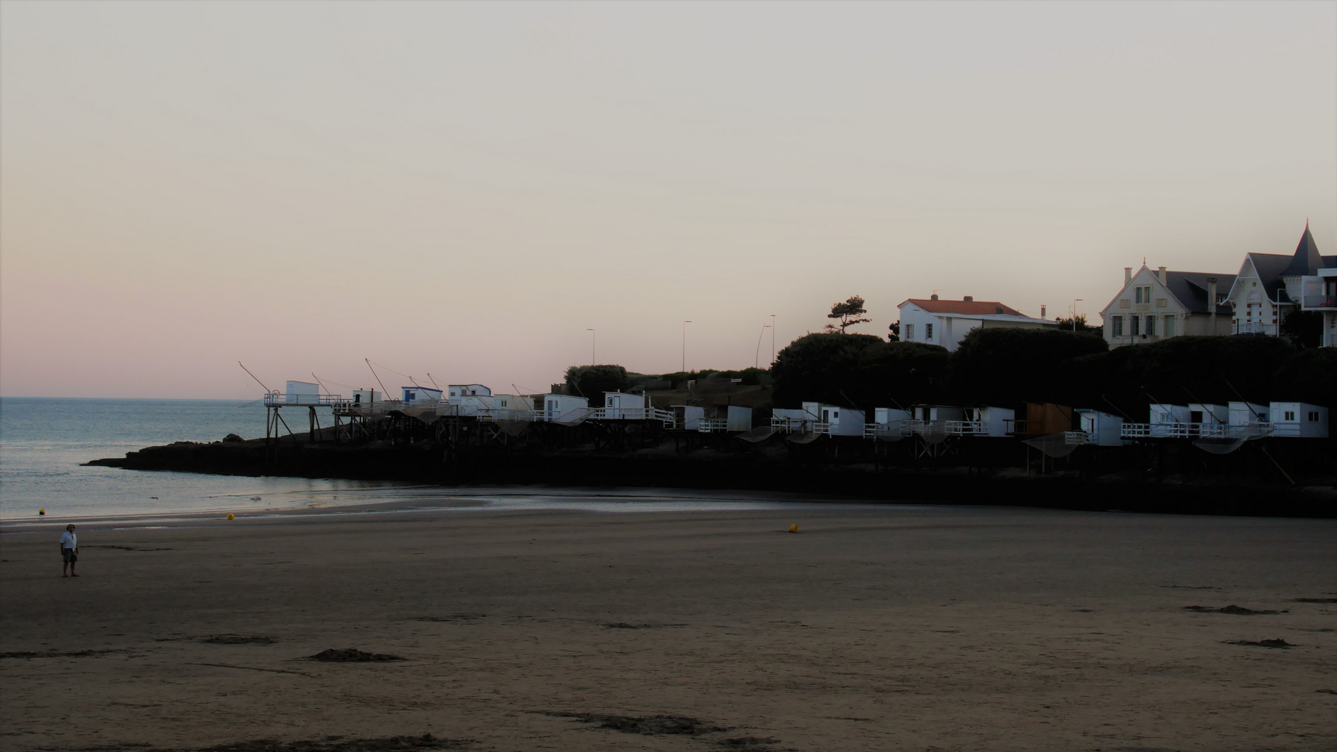 Abends am Plage de Pontaillac / Royan