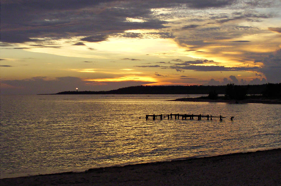 Abends am Playa Rancho Luna