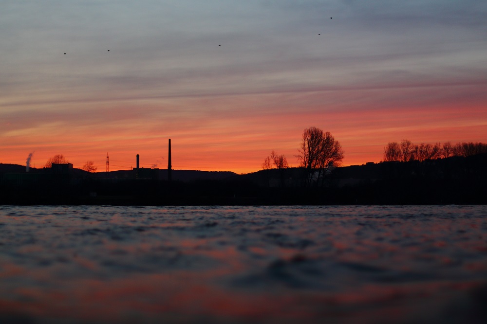 Abends am Rhein 1