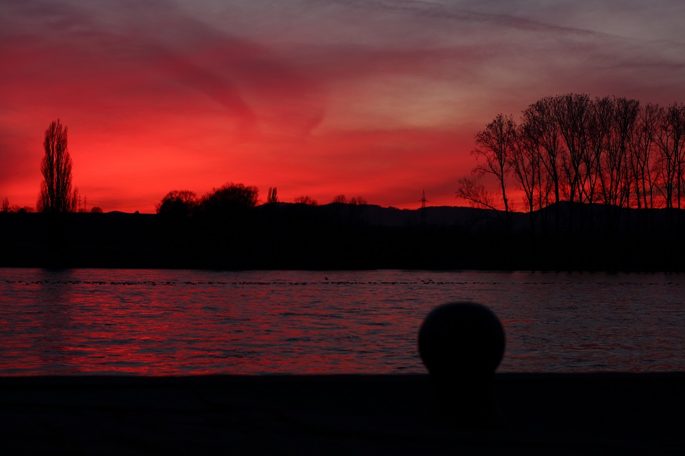 Abends am Rhein 2