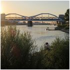Abends am Rhein