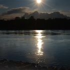 Abends am Rhein bei Hockenheim