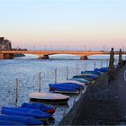 Abends am Rheinsteig in Konstanz