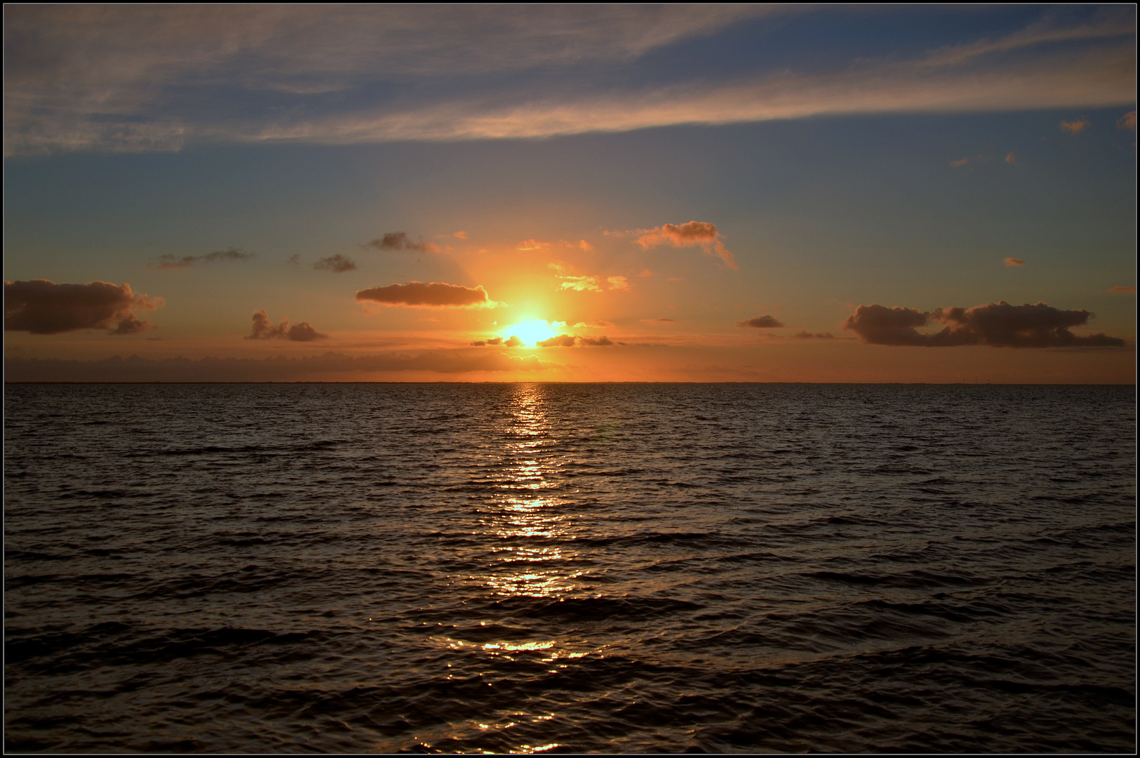 Abends am Ringkøbing Fjord