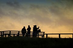 abends am Roten Kliff