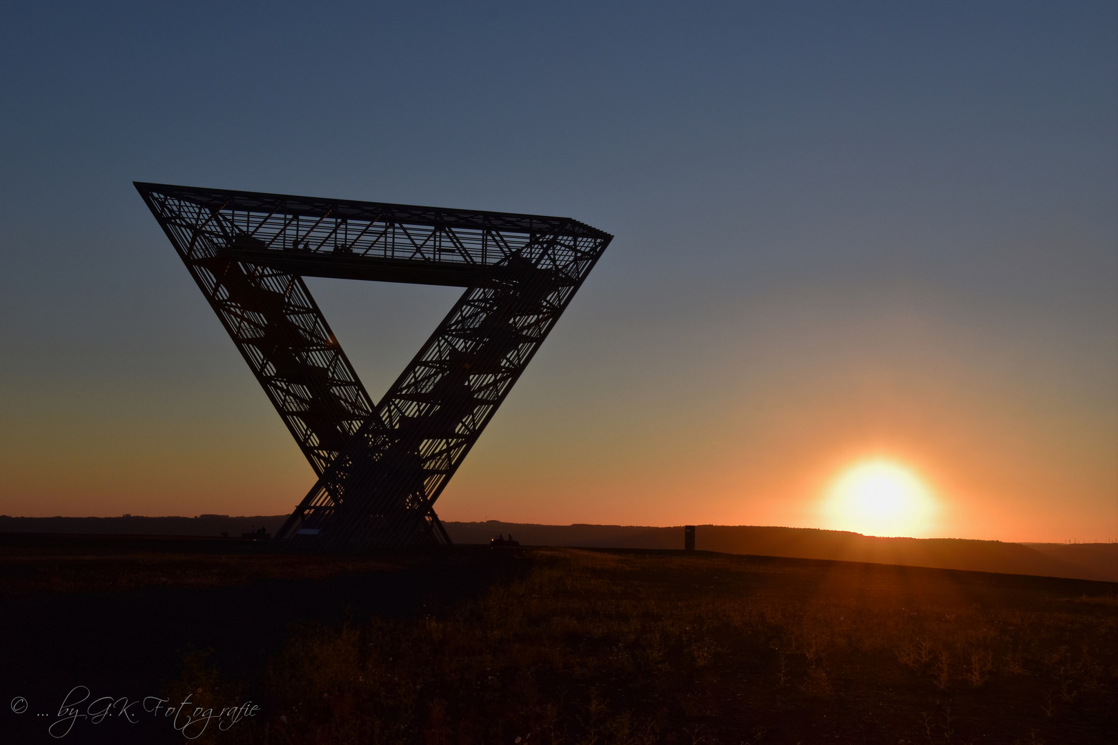 Abends am Saarpolygon ...