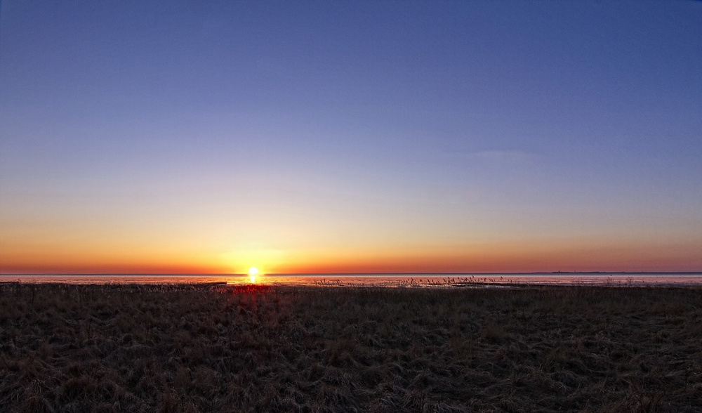 Abends am Sahlenburger Strand