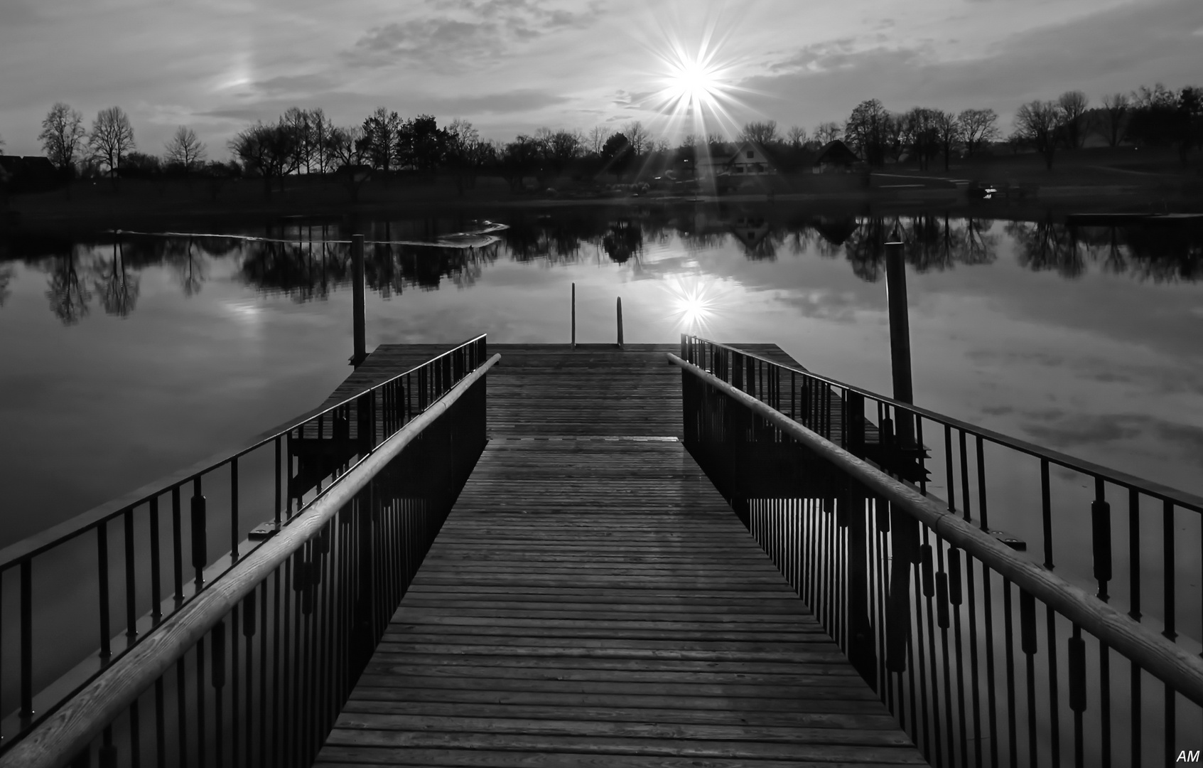 Abends am Salemer Schlosssee