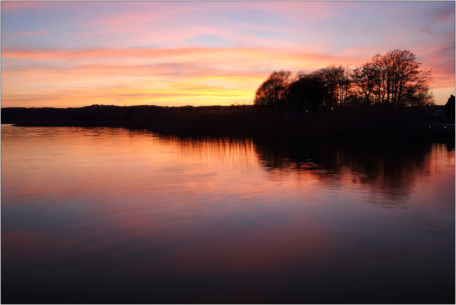 Abends am Schmachter See...