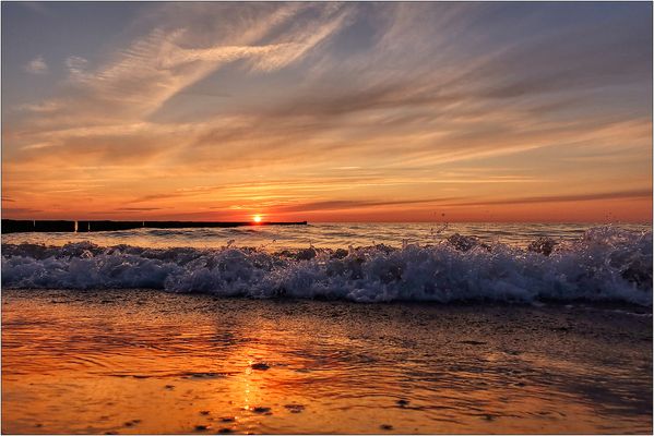 Abends am schönen Ostseestrand...