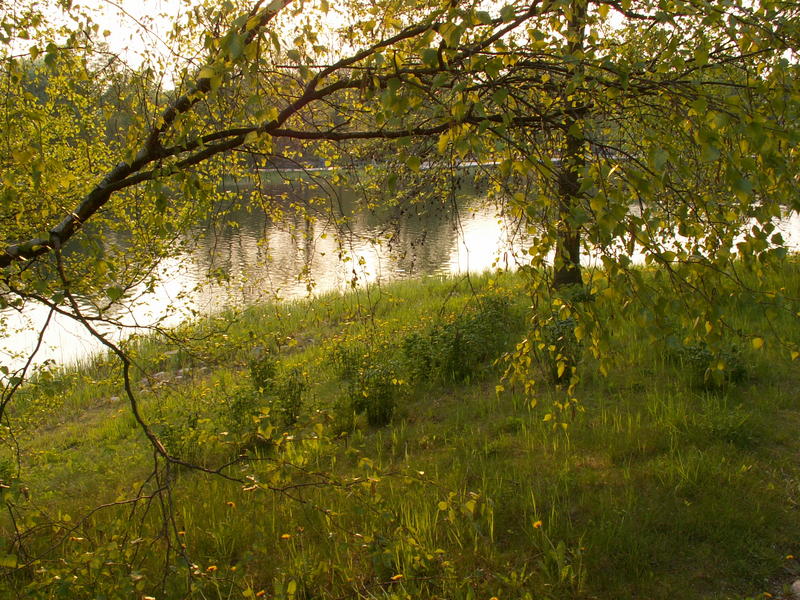 Abends am See