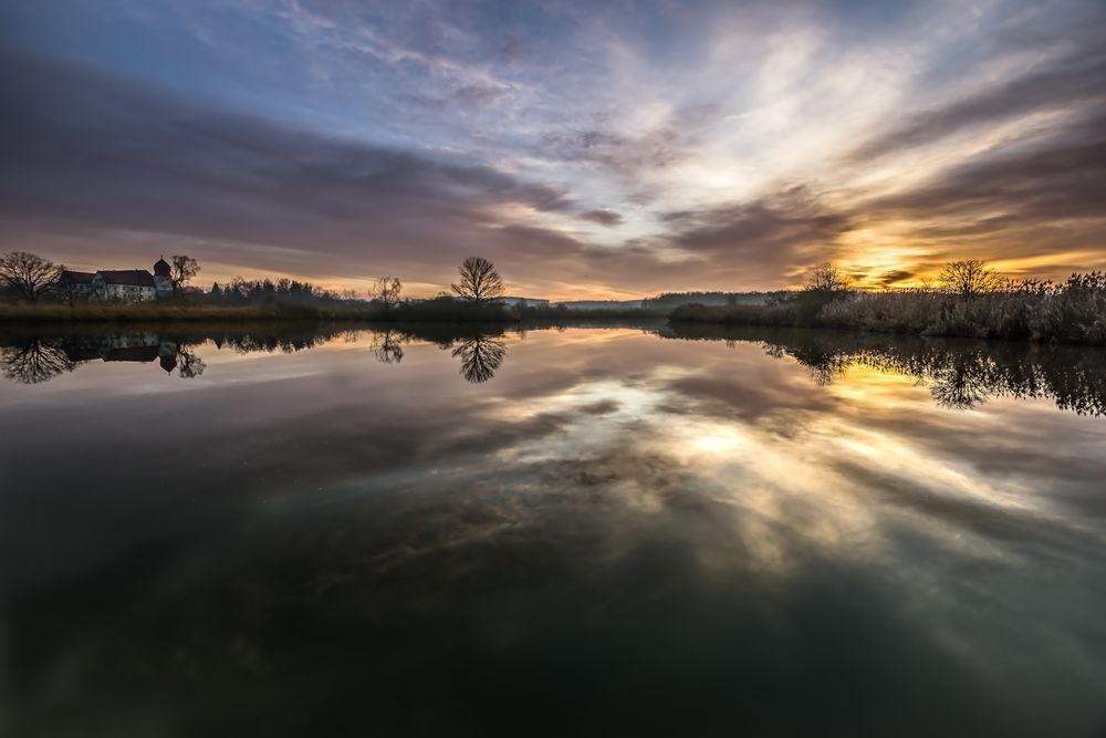 Abends am See