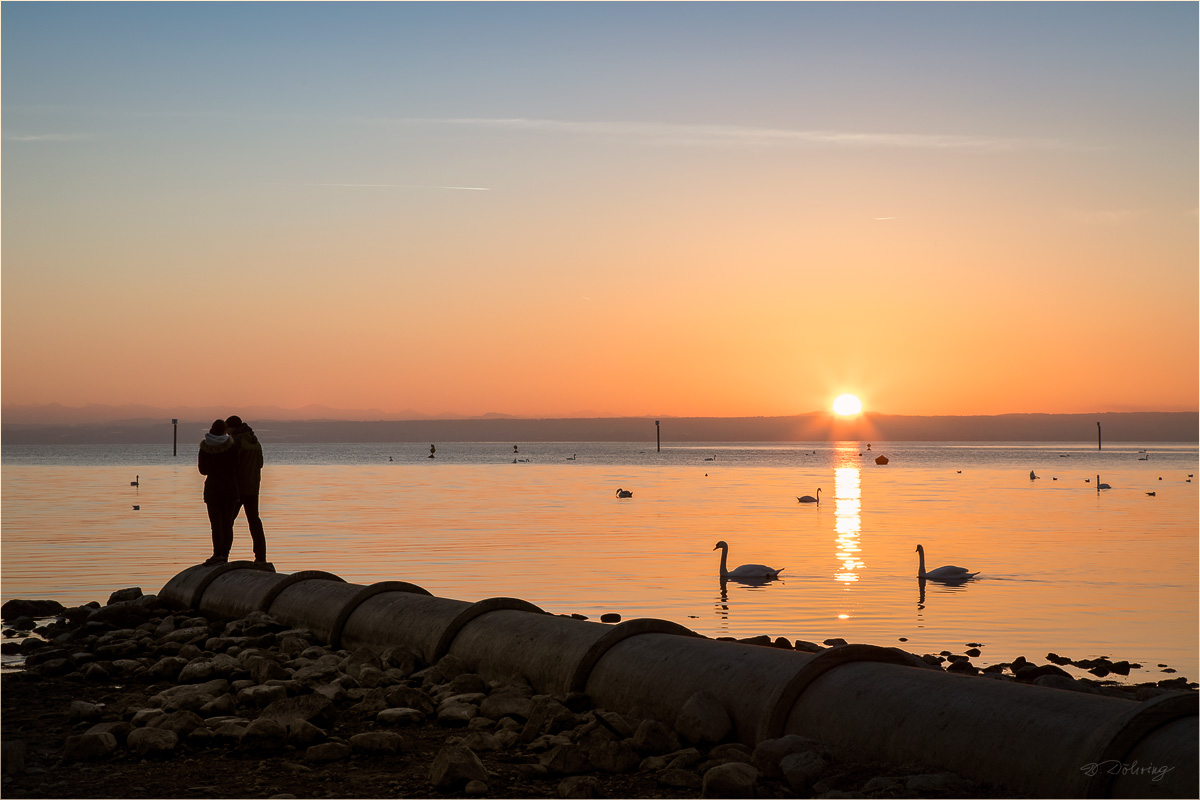 abends am See ..