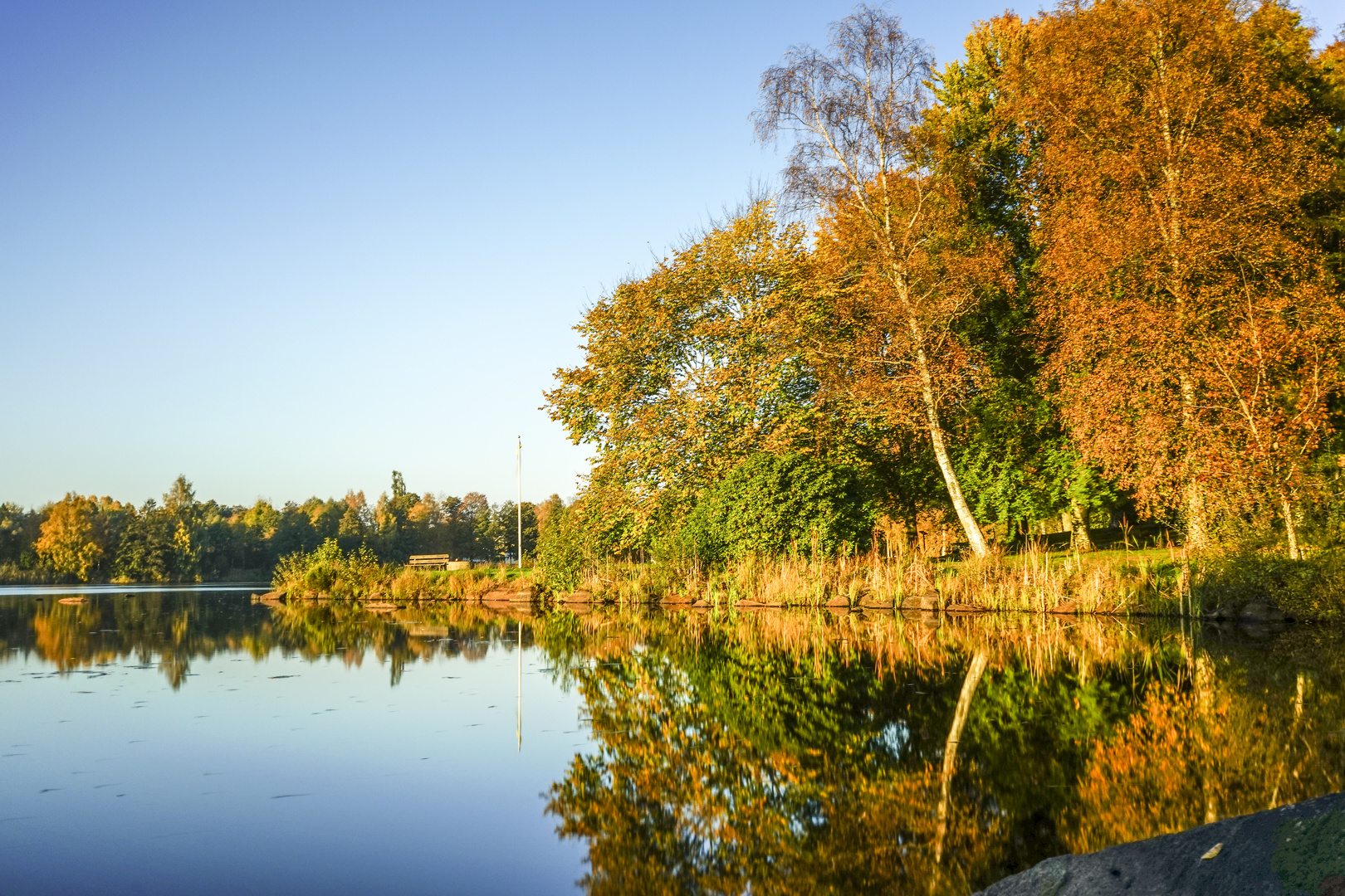 Abends am See