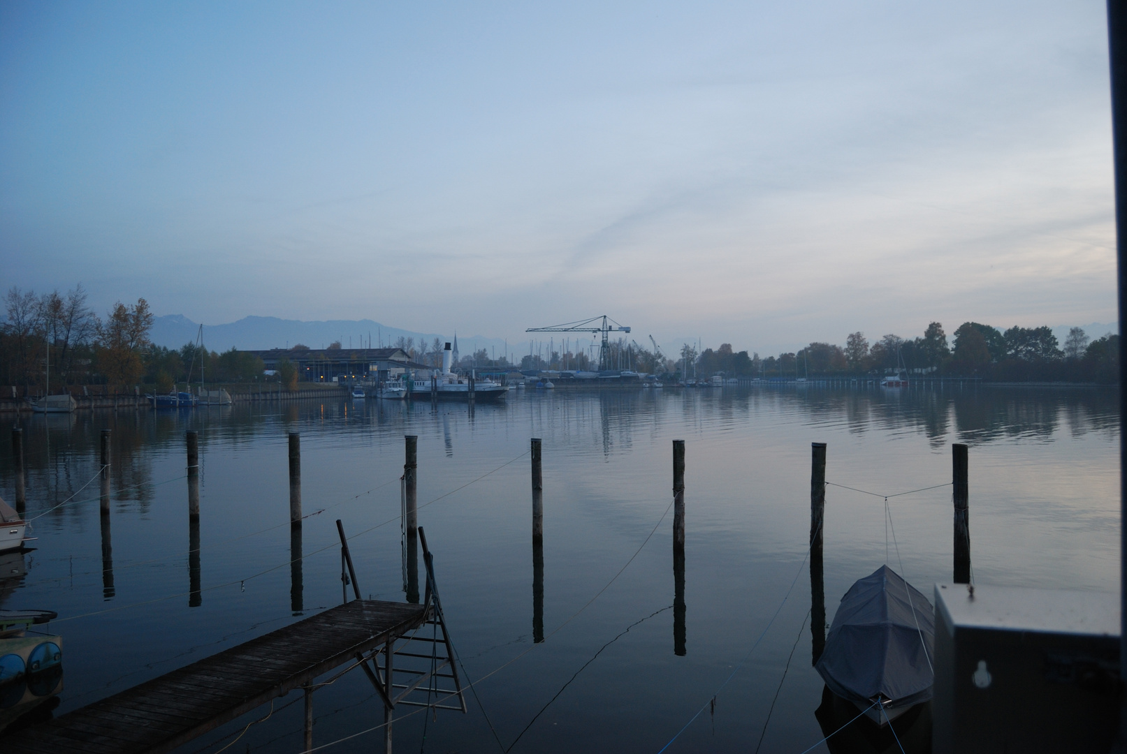 Abends am See