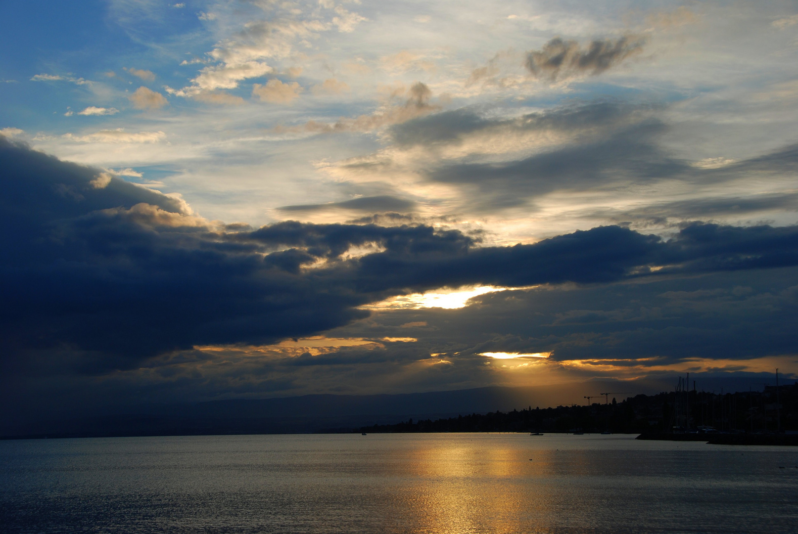 abends am see...