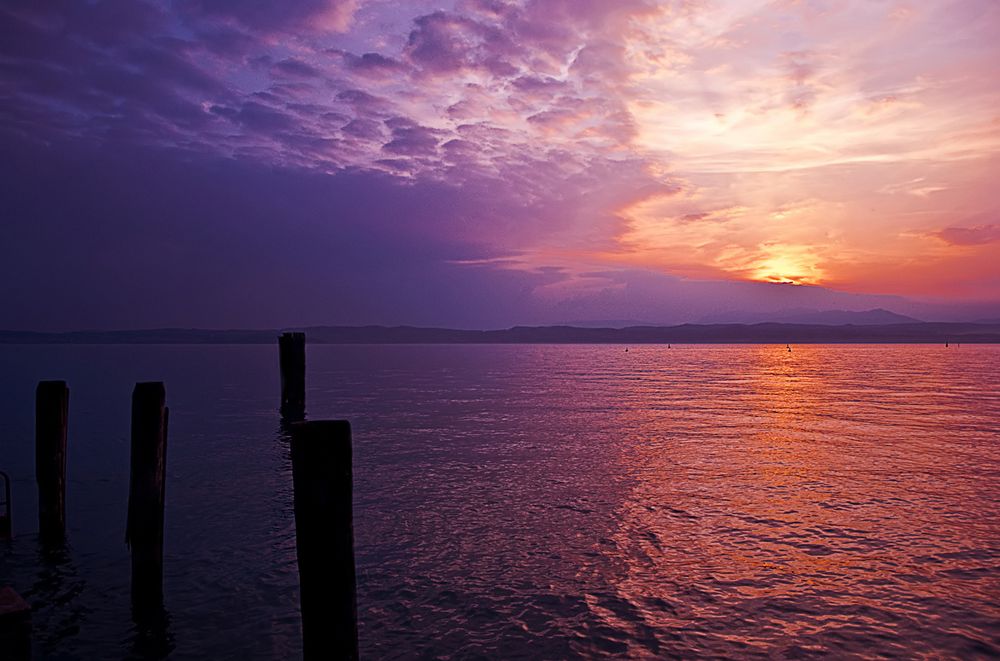 Abends am See