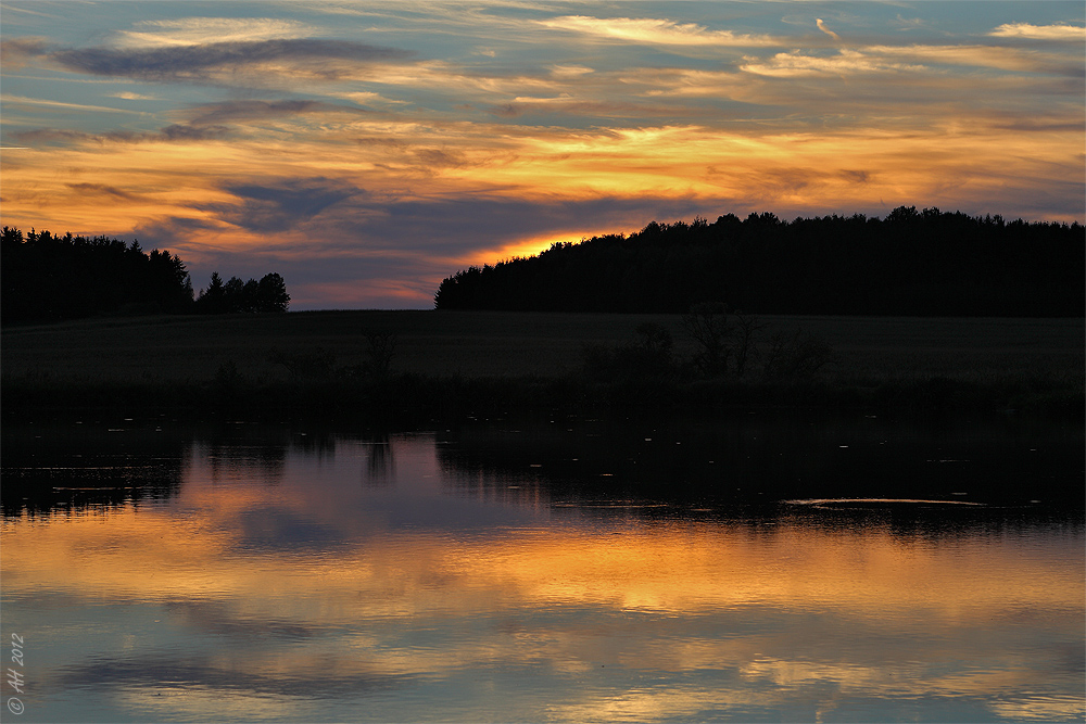 Abends am See