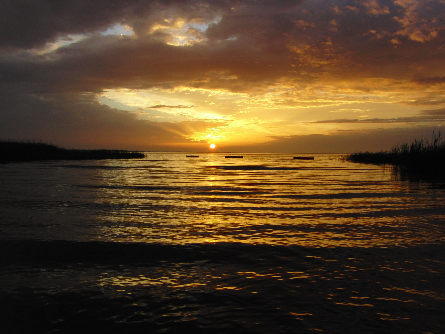 Abends am See