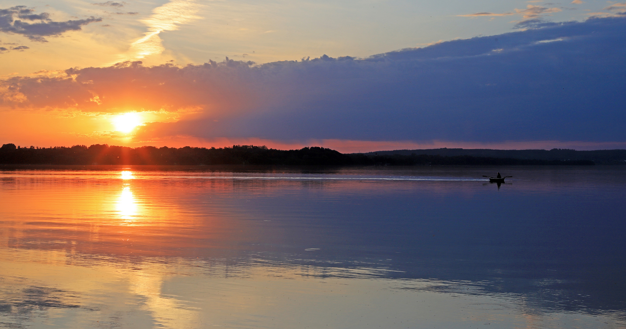 Abends am See