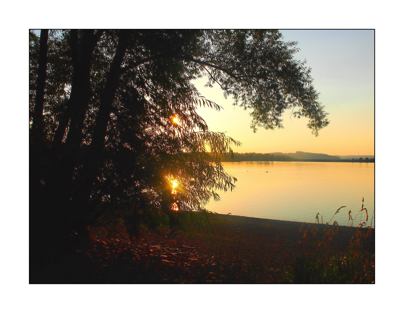 Abends am See