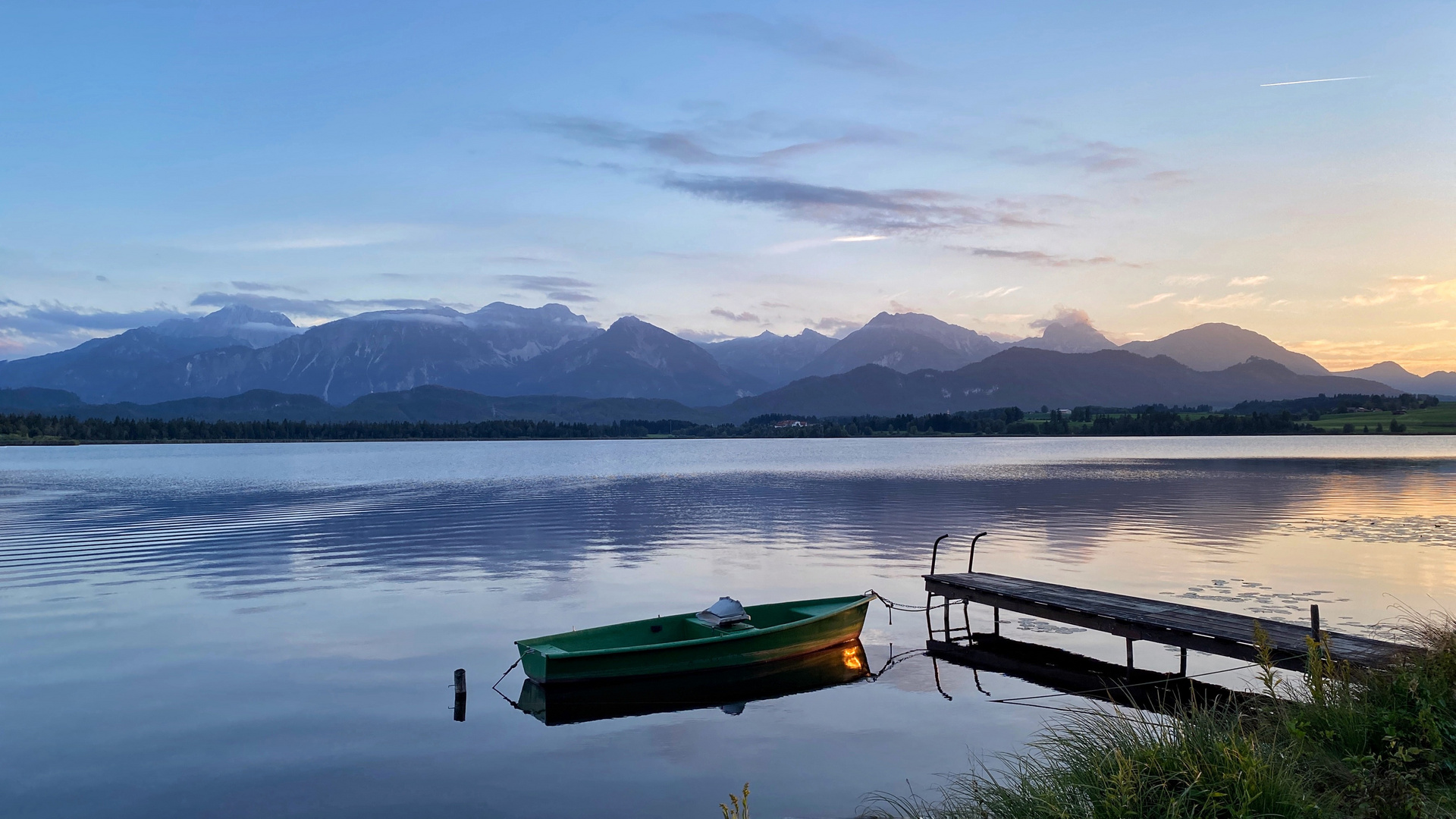 Abends am See